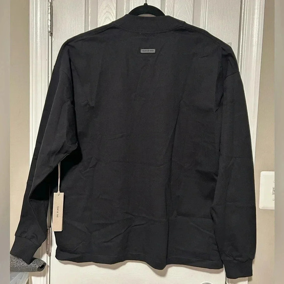 New FEAR OF GOD Black Long Sleeved Shirt - Picture 2 of 6